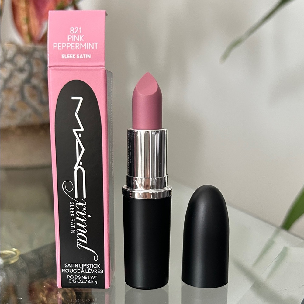 MAC Cosmetics Satin Lipstick in Pink Peppermint